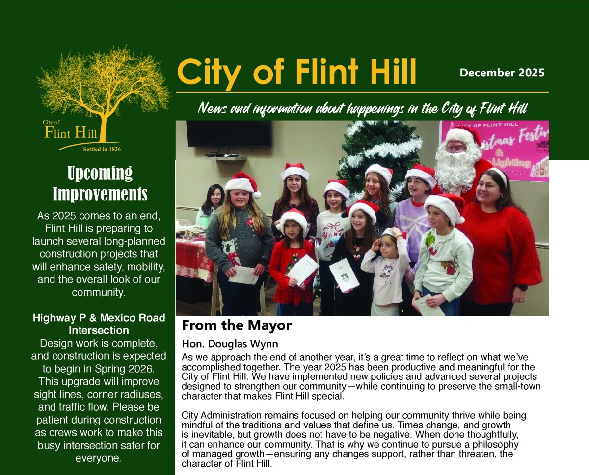 Flint Hill December 2025 Newsletter